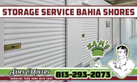 Bahia Shores, St Pete Beach Storage Service - Sam's Movers