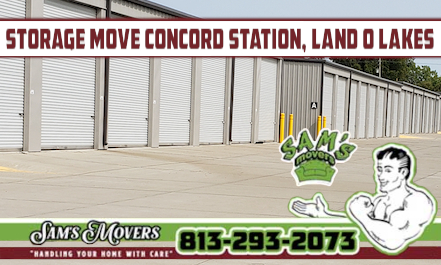 Concord Station, Land O Lakes Storage Move - Sam's Movers