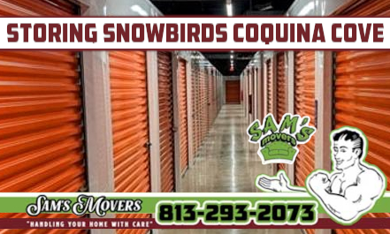 Coquina Cove Storing Snowbirds - Sam's Movers