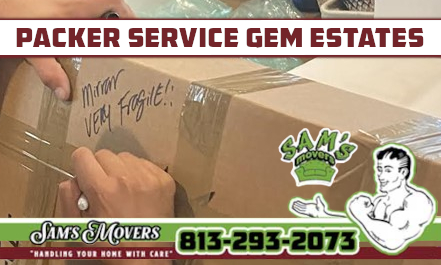 Gem Estates Packer Service - Sam's Movers