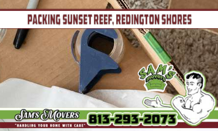 Packing Sunset Reef, Redington Shores - Sam's Movers