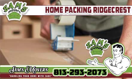 Ridgecrest Home Packing - Sam's Movers