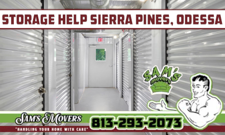 Sierra Pines, Odessa Storage Help - Sam's Movers