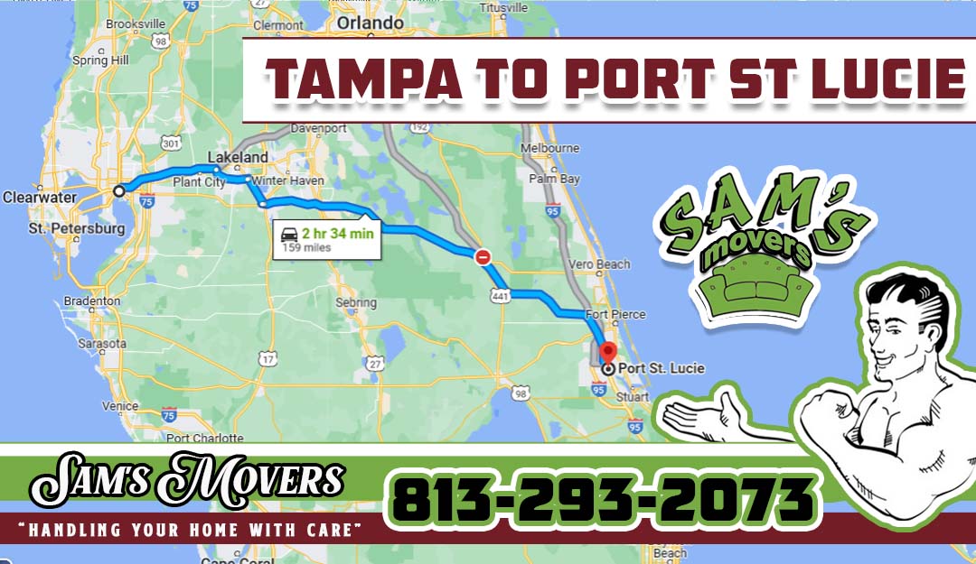 Tampa To Port St Lucie Movers